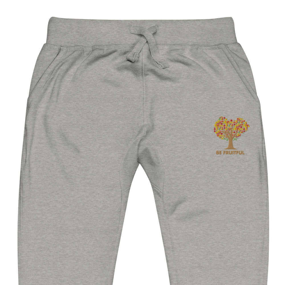 Be Fruitful Embroidered Unisex fleece sweatpants